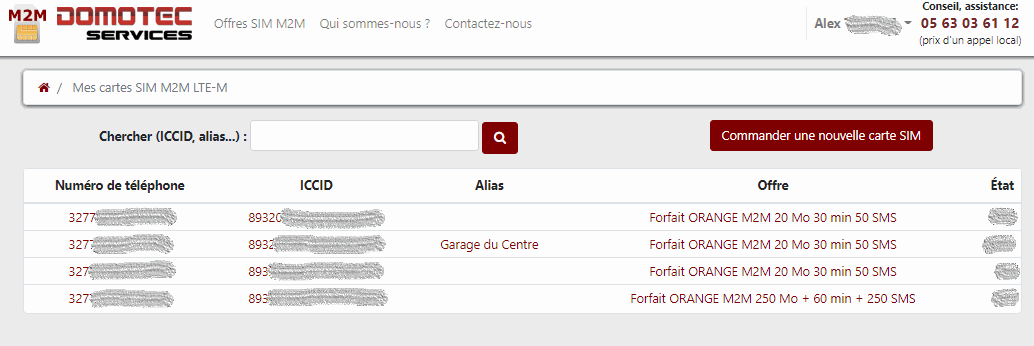 Forfaits M2M et cartes SIM M2M